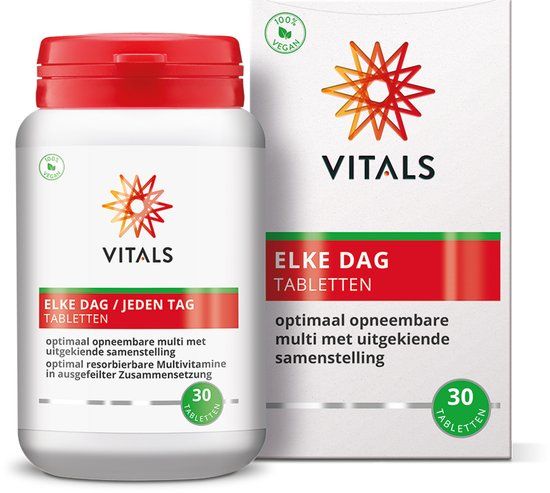 Vitals Elke Dag - 30 tabletten - multivitamine