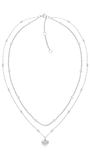 Tommy Hilfiger Jewelry halsketting met hartvormige hanger voor dames, roestvrij staal, verkrijgbaar in zilver of goud