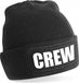 Bellatio Decorations Bonnet équipage noir pour adultes