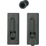 Hoppe 11733408 M464 schuifdeurschelp, zwart