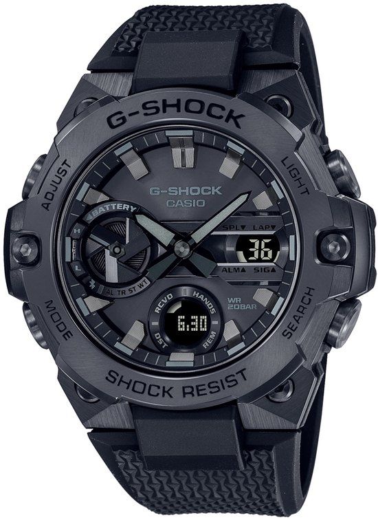 G-Shock GST-B400BB-1AER Heren Horloge Zwart Resin 50mm