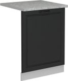 Vicco R-Line Vaatwasserfrontpaneel – 60 cm, WB Marmer Antraciet landhuis