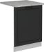 Vicco R-Line Vaatwasserfrontpaneel – 60 cm, WB Marmer Antraciet landhuis