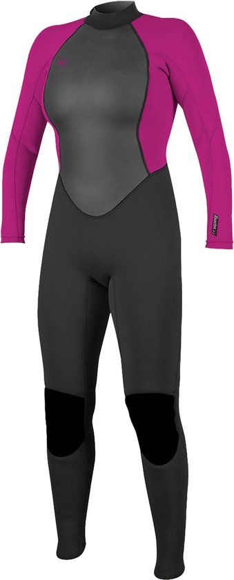 O'Neill Reactor II 3/2mm Women's Wetsuit - Black/Pink - XXS