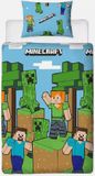 Minecraft Epic eenpersoons dekbedovertrek met 1 kussensloop