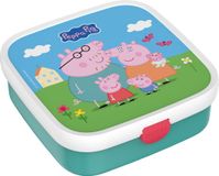 Mepal Bento lunchbox groot Campus - 1.25 l - Inclusief 2 uitneembare lekdichte bentobakjes & vorkje - Peppa Pig