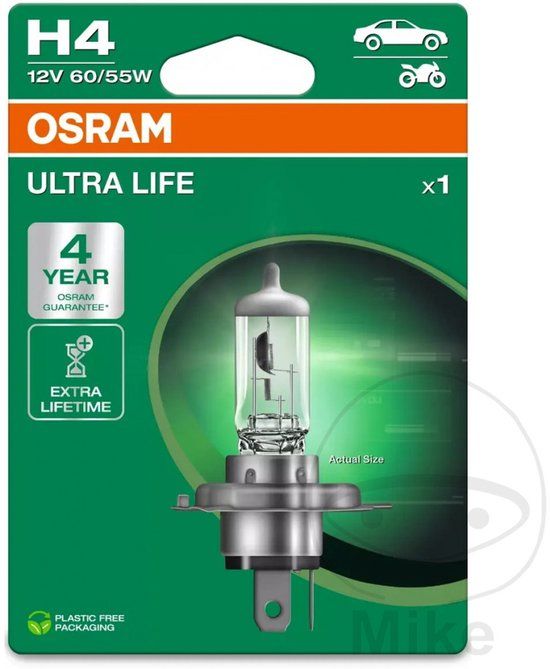 Osram Ultra Life Autolamp H4 12V 60/55W