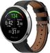 Strap-it Polar Unite leren bandje - strak-zwart