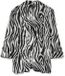Vero Moda VMJESMILO 3/4 Loose Blazer WVN NOOS 10279700 Silver Lining/sina Zebra Dames Maat - XL