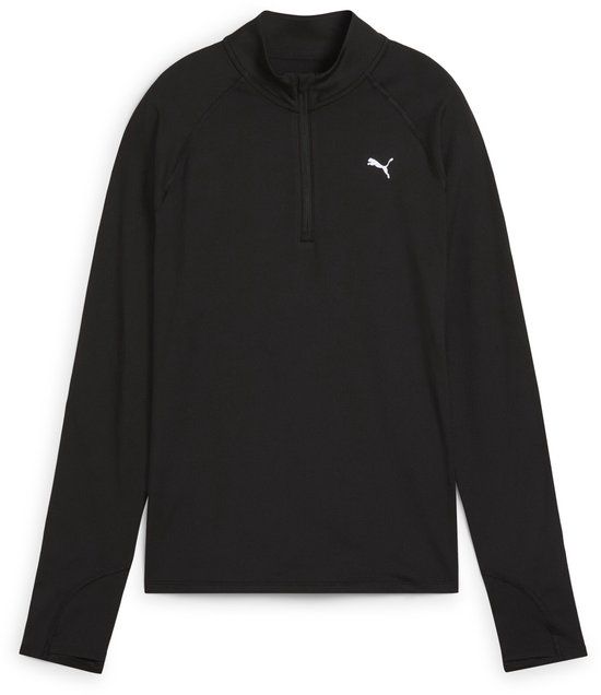 PUMA W RUN VELOCITY CLOUDSPUN 1/4 ZIP Dames Sporttop - Puma Black