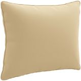 vidaXL Rugkussen PUTTEN 100% Polyester Beige 50 x 40 x 15 cm