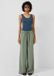 QS s.Oliver QS Wide Leg Viscose Linnen Broek Dames W36 x L32 Petrol