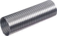 Tuyau d'évacuation flexible alu dia 127mm L= 1.5m - Nedco