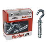 Fischer Stalen pluggen M6 + gancio Staal - 8001132712566