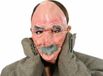 Merkloos Latex carnaval verkleed masker Abraham pop - oude man/opa - volwassenen - tuinpop 50 jaar