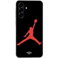 Maniacase Etui Voor Samsung Galaxy A26 Jordan logo 23 nike basketbal kleur rood