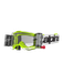 Alpinestars Masque Vision 8 Système Roll-Off Blanc Jaune Fluo Clair Rouleau Off, Taille : Taille Unique