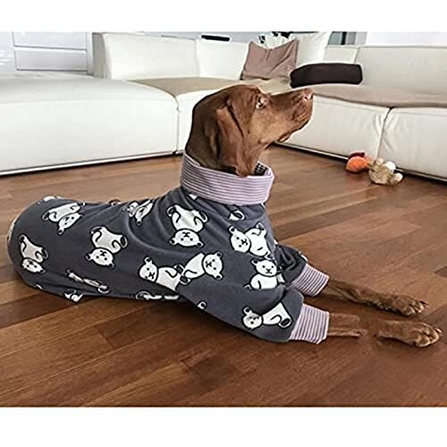 JRKJ Lichtgewicht Greyhound Dog Pyjama Jumpsuit Medium Large Big Dogs Pet Onesies Lente Hondenkleding Voor Duitse Shepherd Fleece Shirt
