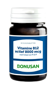 Vitamine B12 Actief 8000 mcg - 60 Zuigtabletten