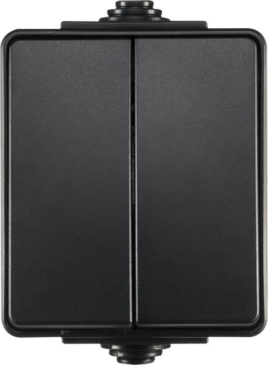 Opbouw Serieschakelaar IP55 - Zwart - 2024 Model