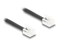 DeLOCK 90201 Telefoonkabel 1 m Zwart