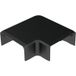 KOPOS 8633_FB Goulotte à profil plat Crochets de magasin (l x h) 40 mm x 20 mm Noir 1 pièce(s)