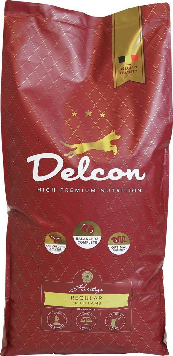 Delcon Adult Regular rich in Lamb - Hondenvoer - 12kg