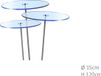 Cazador Del Sol 3 stuks! Zonnevanger Blauw medium 120x15 cm