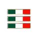 4R Quattroerre.it 32111 3D sticker vlag Italië HQ, set van 3, 55 x 48 mm