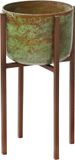 Moods Collection Plantenstandaard small groen 24x24x50cm