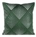 Eurofirany Decoratieve Kussenhoes 45x45cm Donkergroen - Zachte Velours