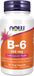 NOW Foods Bono Vitamine B6 100 mg vegetarische capsules – 100 capsules