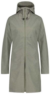 AGU Seq 10K Regenjas Dames Trenchcoat 2-in-1 Jas & Poncho Waterdicht (10.000mm) Winddicht Olijfgoren M