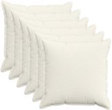 vidaXL - Kussensloop - 6 stuks - Crèmekleurig - 70 x 70 cm