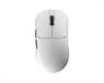 FGG MADLIONS MAD G - Lichtgewicht Gaming Muis - PAW 3395 Sensor - Huano Ice Berry Pink Switch - 1K Bedraad + 8K Draadloos - 250mAh - Wit