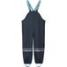 LUPILU Pantalon de pluie doublé pour bébé et tout-petit avec bretelles (Bleu marine, 98/104)