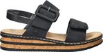 Rieker Sandalen Zwart Dames Maat 38