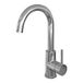 Brauer Stripe hoge opbouw wastafelmengkraan met draaibare ronde uitloop model A chroom