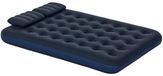 StarTech Bestway Luchtbed voor 2 personen - Opblaasbaar tweepersoonsbed - Met handpomp - Zacht en stevig ligvlak - Geschikt voor kamperen en gasten - 203x152x22 cm - Blauw