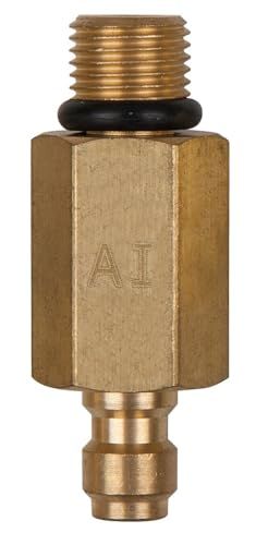 KS Tools Adapterstuk M10x1,0 buitendraad en 1/4" slangaansluiting met afdichtring