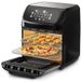 Arendo 4-in-1 heteluchtfriteuse 12 liter - Grill - Automatische dehydrator - Oven - Air Fryer - LED touchscreen - Easy&Clean - Olievrije roterende friteuse - Draaibare warmte - Kip pizza