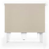 Blindecor Transparant premium rolgordijn op maat | ivoorkleurig | rolgordijn 135 x 240 cm