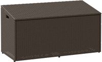 vidaXL Tuinbox 110x50x58 cm poly rattan bruin