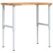Acacia Workbench rectangulaire 100x60x(73-99,5) cm bois d'acacia massif