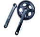 OEM Holland Connections Crank set Fatbike Ouxi V8 - Crank set Ouxi H9 - Crank set Fatbike - Aluminium - Zwart