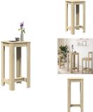 vidaXL Bartafel Sonoma Eiken 51x50x103,5 cm