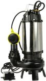 GEKO Pompe submersible renforcée - 1500W - avec lame et interrupteur à flotteur - résistant à la corrosion - protection thermique