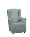 Estoralis Sumatra Bi-elastische fauteuilhoes, zeer elastische stof, C-04, blauw, voor oorfauteuils van 70 tot 110 cm, kwaliteitsbescherming, super verstelbaar