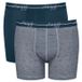 Sloggi 2P Men Start Short C2P Grau gestreift Baumwolle Medium Herren