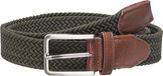 ONLY&SONS - ONSTHIBAUT SOLID BRAIDED BELT NOOS Heren Riem Dark Olive Polyester
